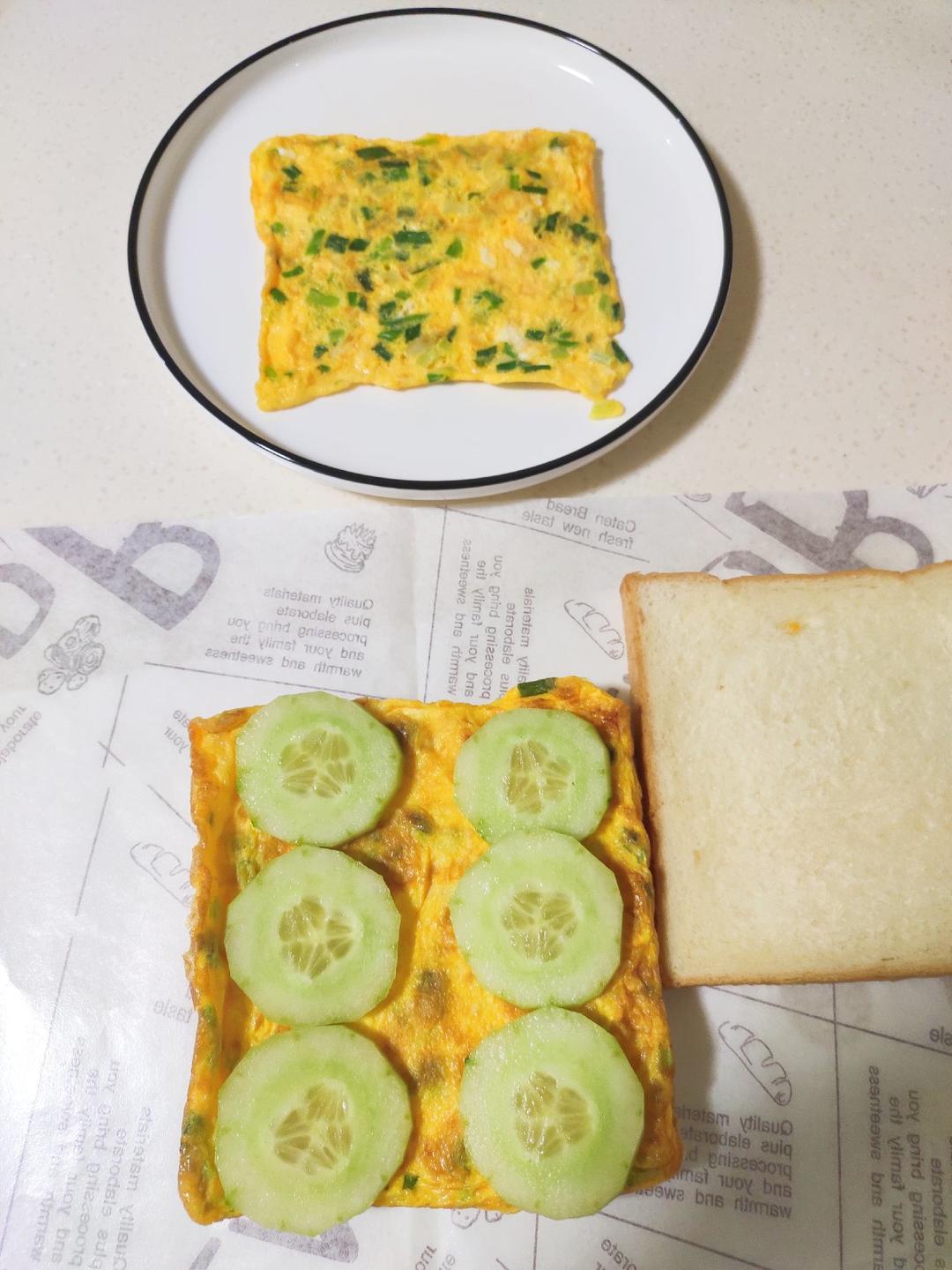 火腿芝士蛋三文治