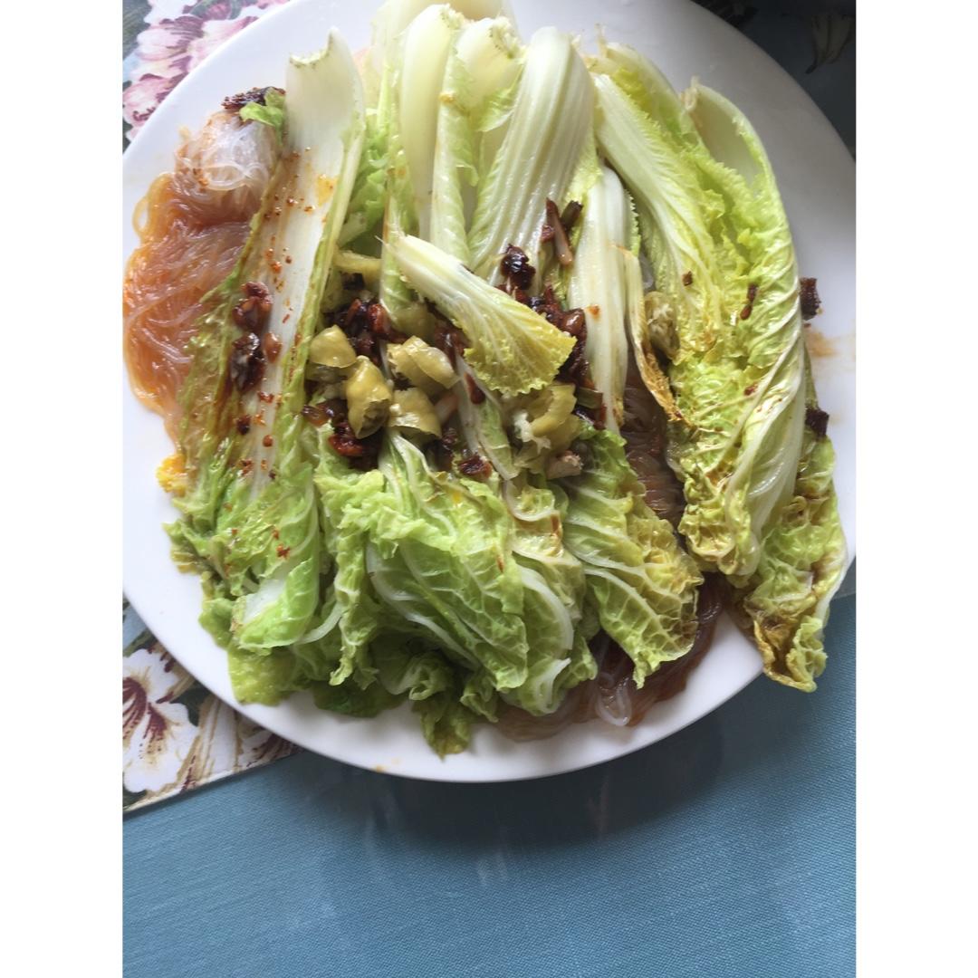 蒜蓉粉丝蒸娃娃菜