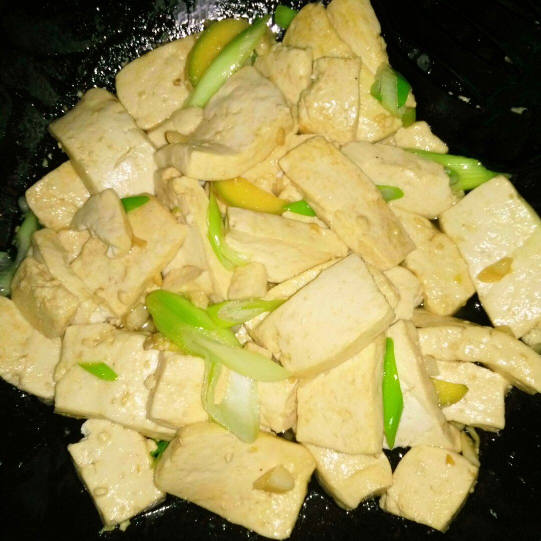 大葱烧豆腐