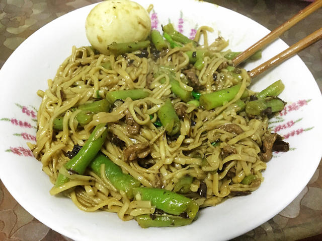 四季豆焖面