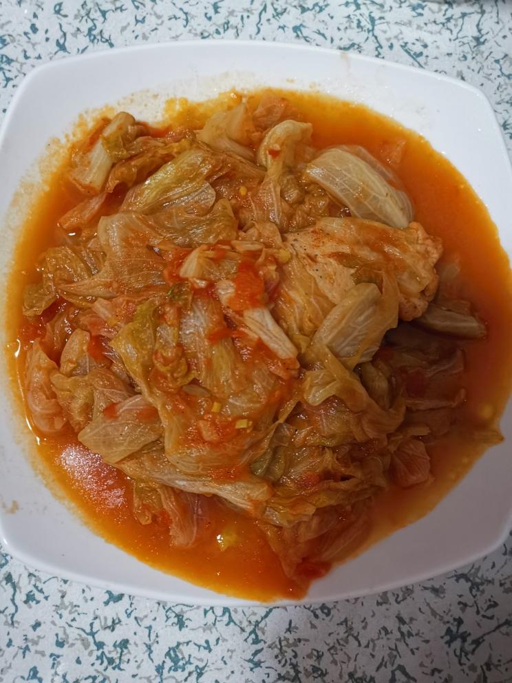 番茄汁圆白菜