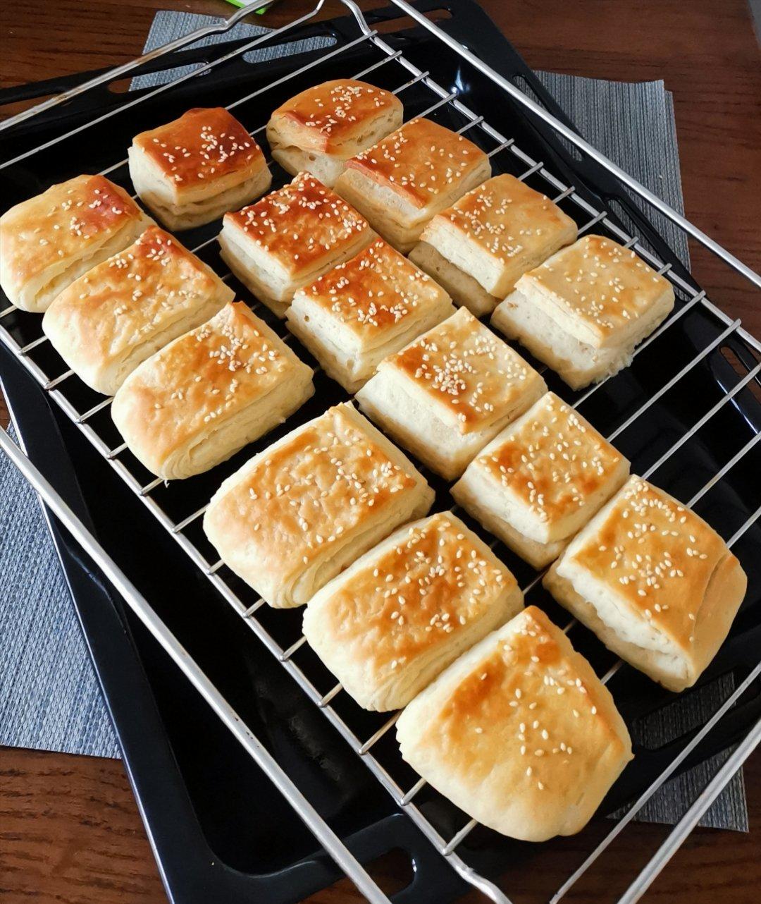 妈咪小歪做的香酥蜜豆饼