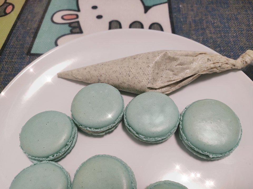 茉莉乳酪-马卡龙夹馅