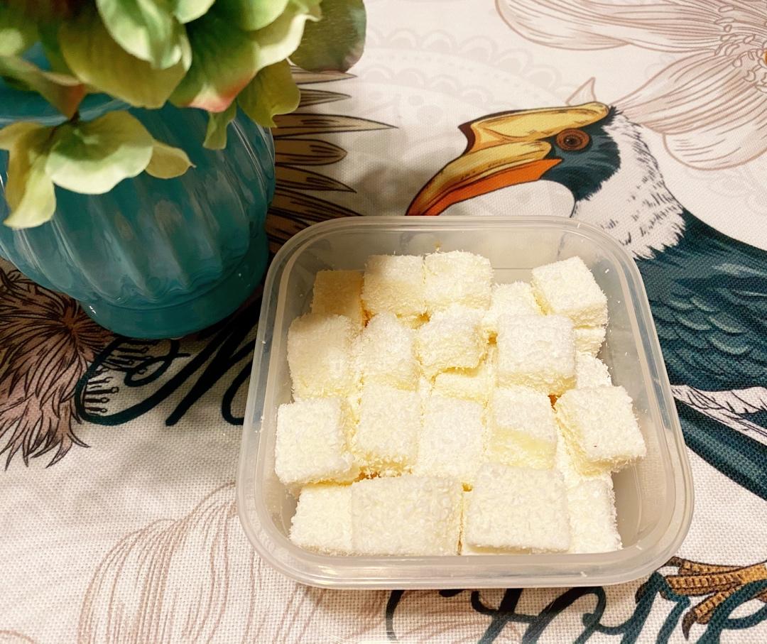 太棒啦！1个方子，做出2道口味一流的甜品！——椰奶小方&炸鲜奶