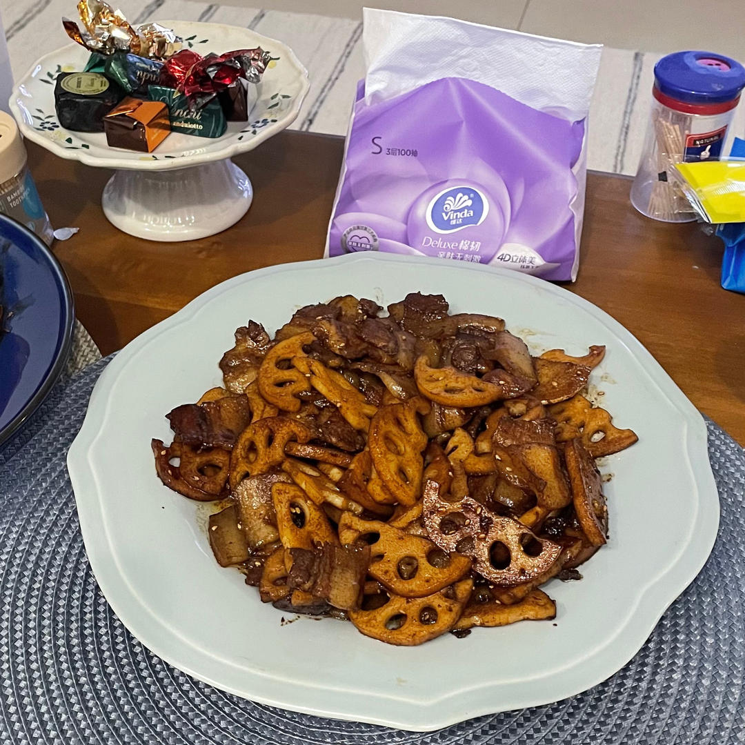 糖醋莲藕五花肉