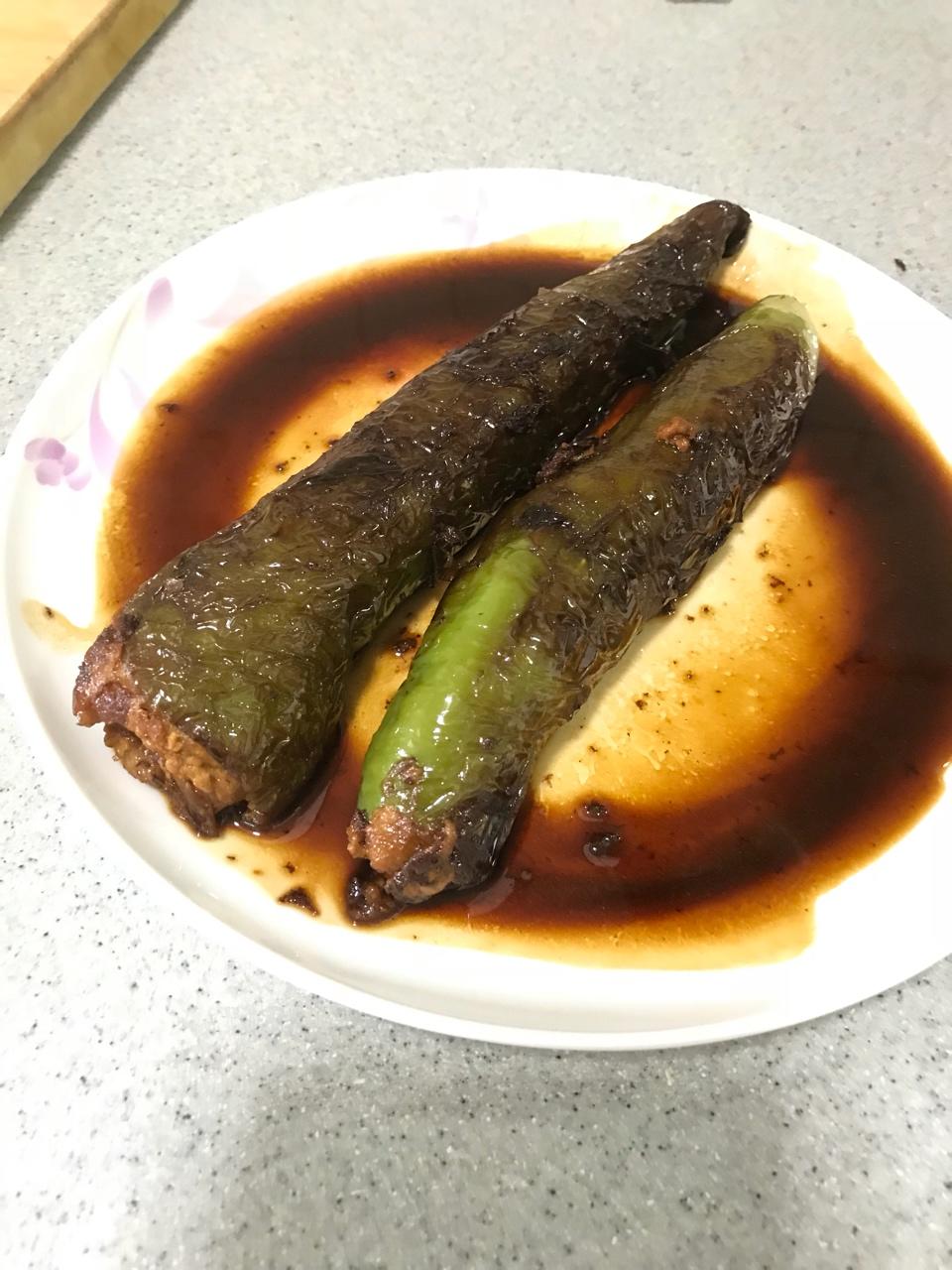 下饭菜肴--青椒酿肉