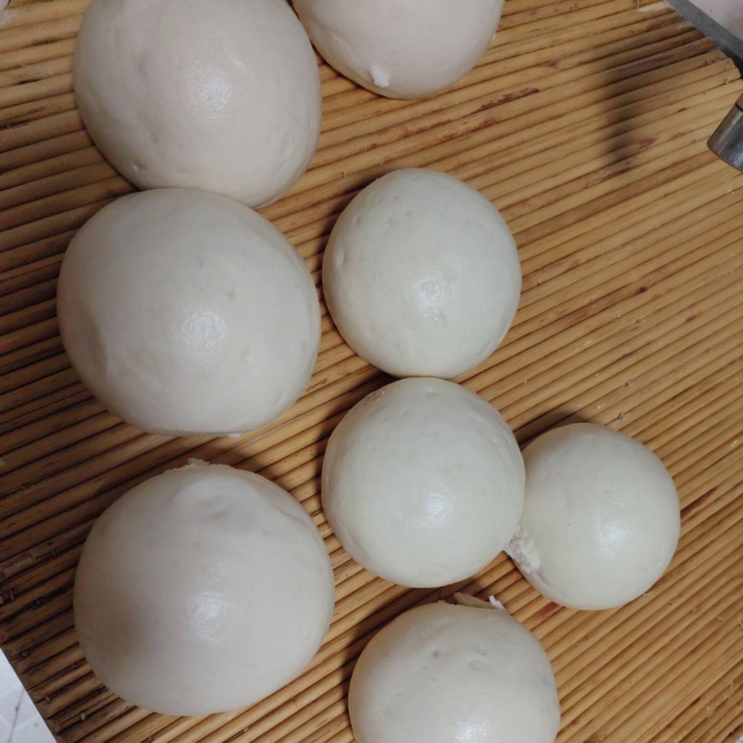 家常白馒头：偷懒排气法（厨师机+擀面杖）