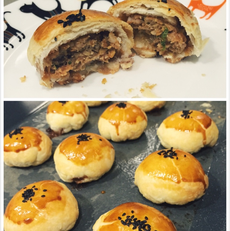 泳式鲜肉榨菜月饼