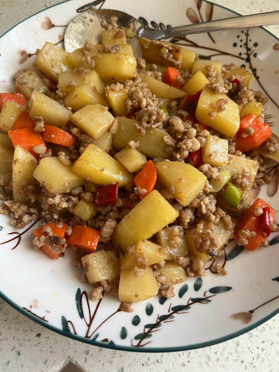 超级下饭的肉沫炒土豆！