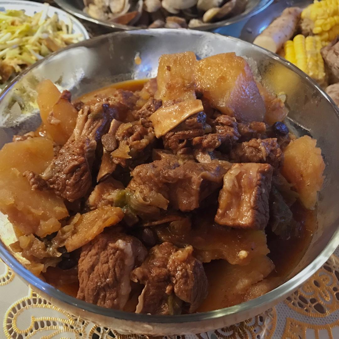 土豆炖牛肉