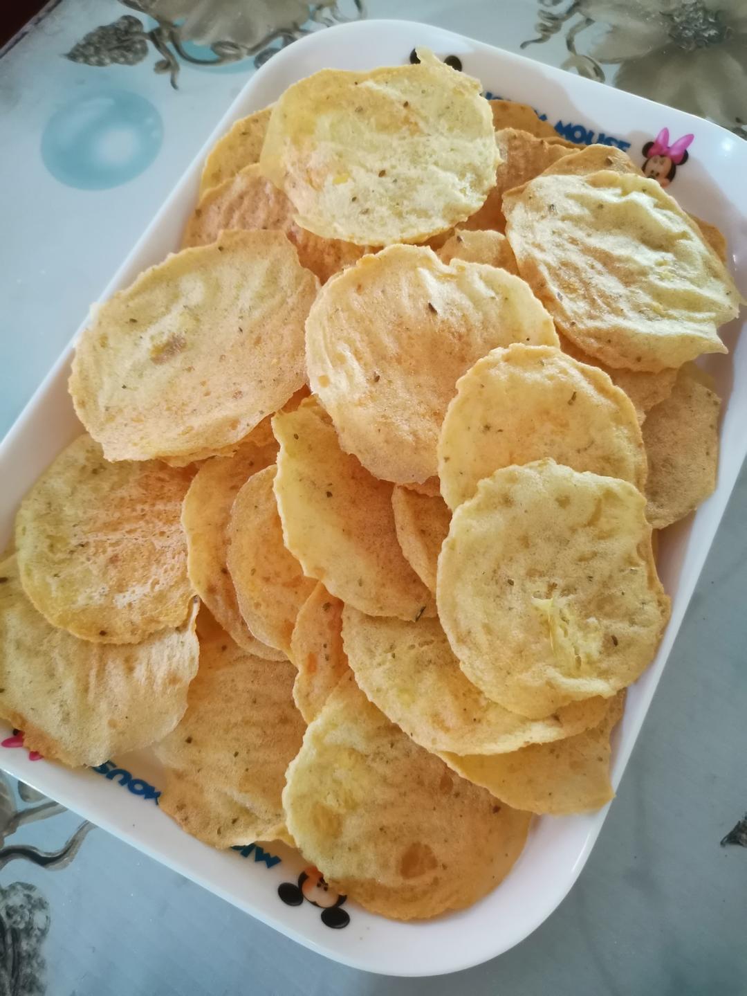 土豆泥烤薯片（非油炸烤箱版）