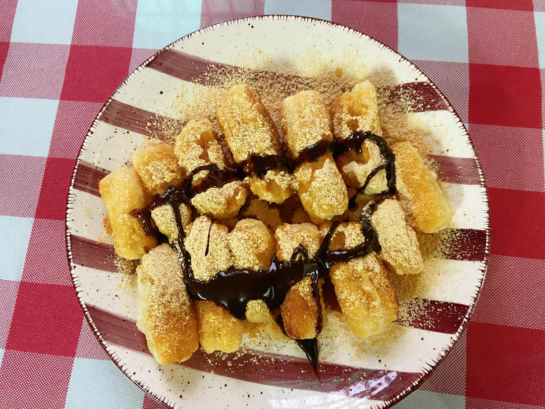 超好吃的红糖糍粑