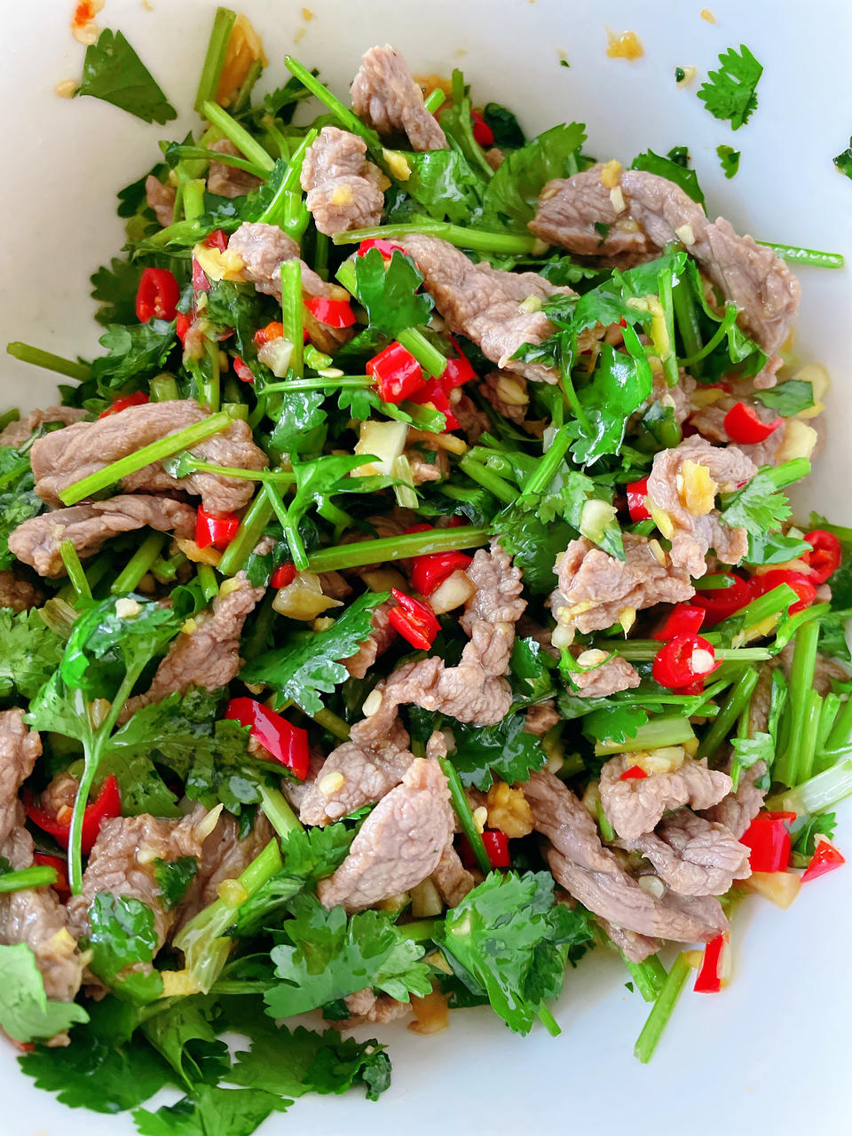 超级快手香菜拌牛肉