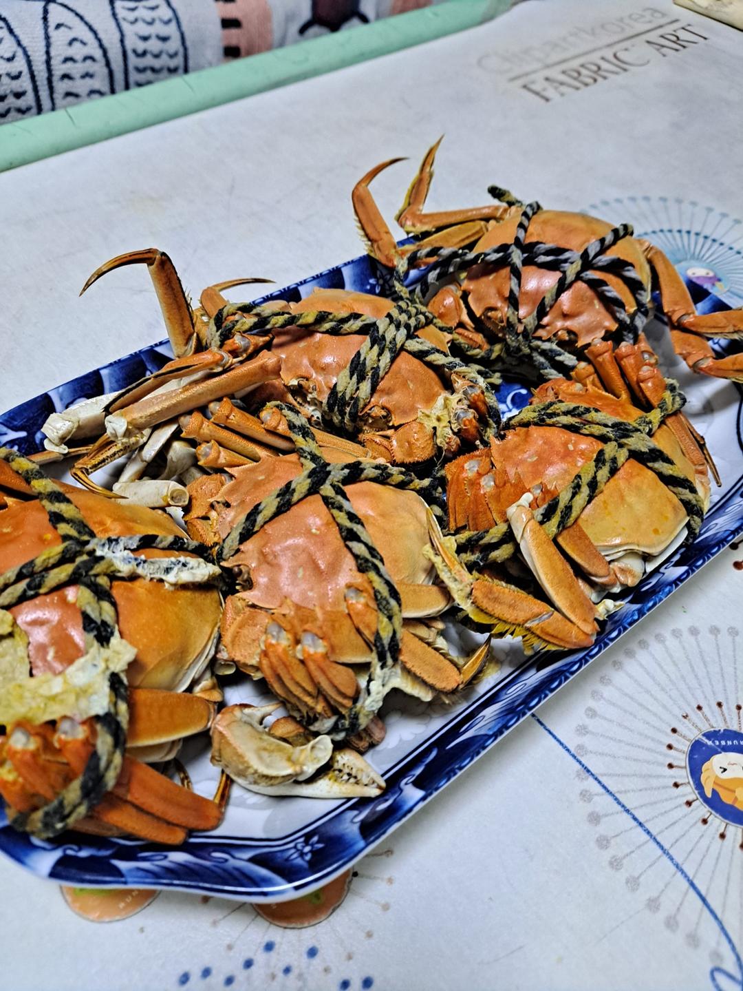 清蒸大闸蟹