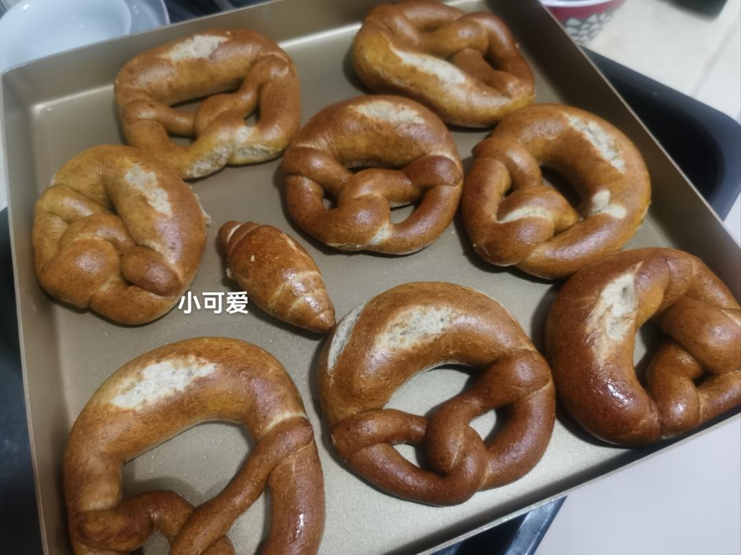 德式碱水面包｜经典碱水结｜普雷结｜0糖低卡｜免发酵｜免手套膜