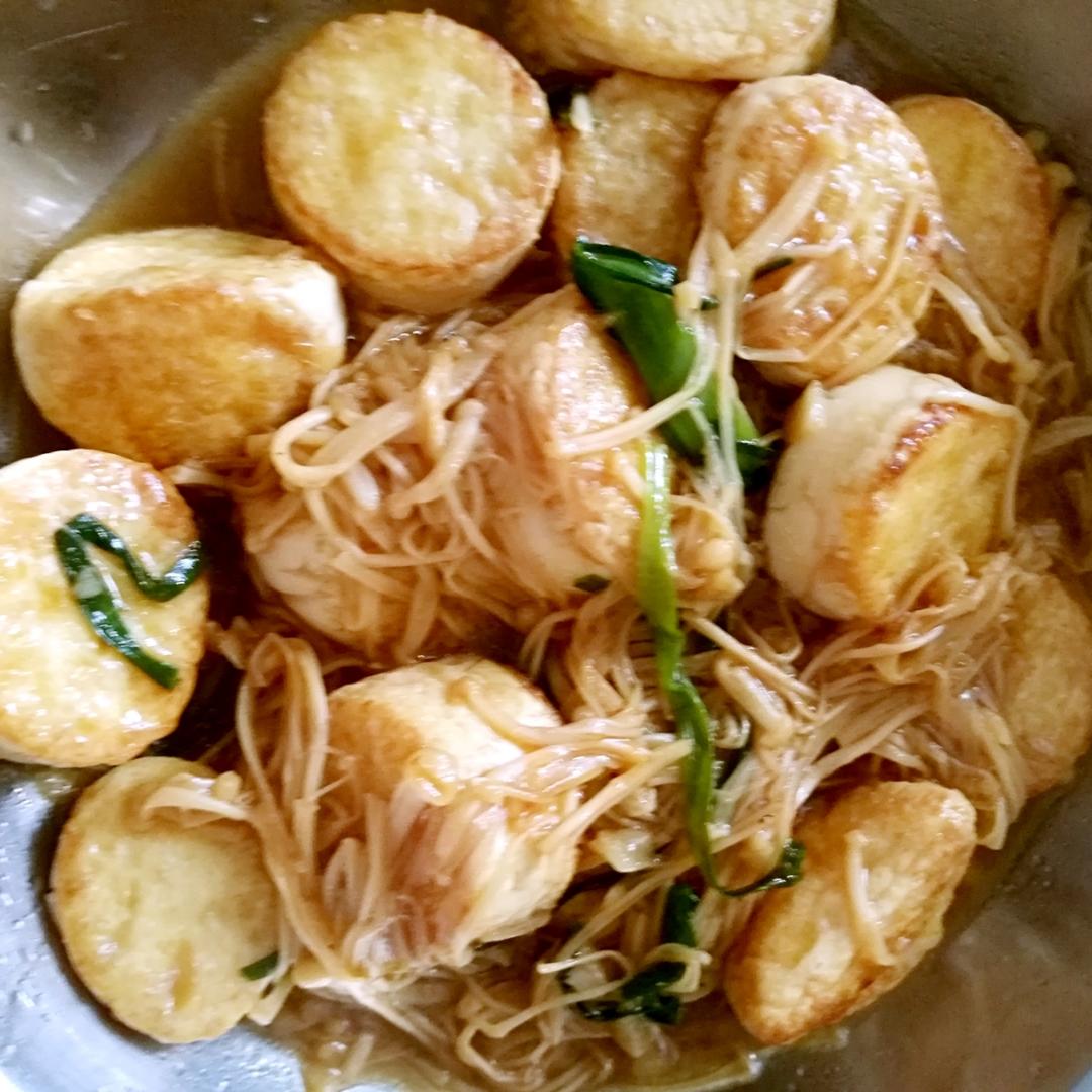 超级下饭菜--金针菇日本豆腐