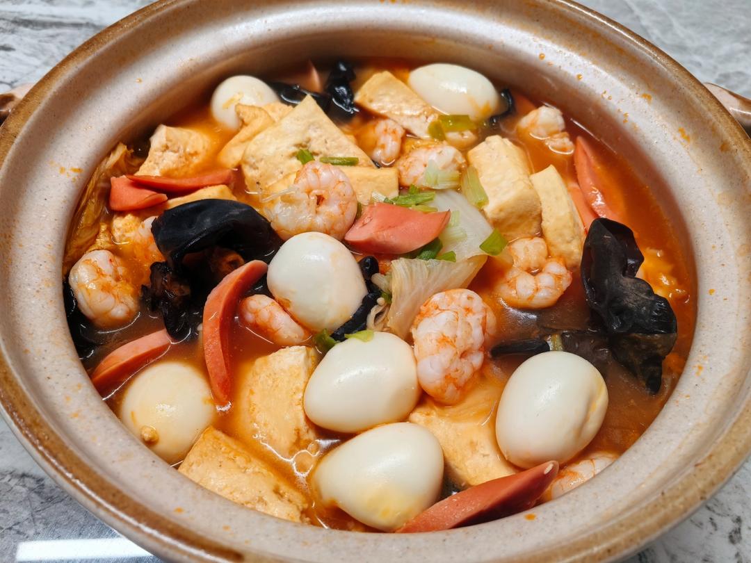 白菜豆腐煲