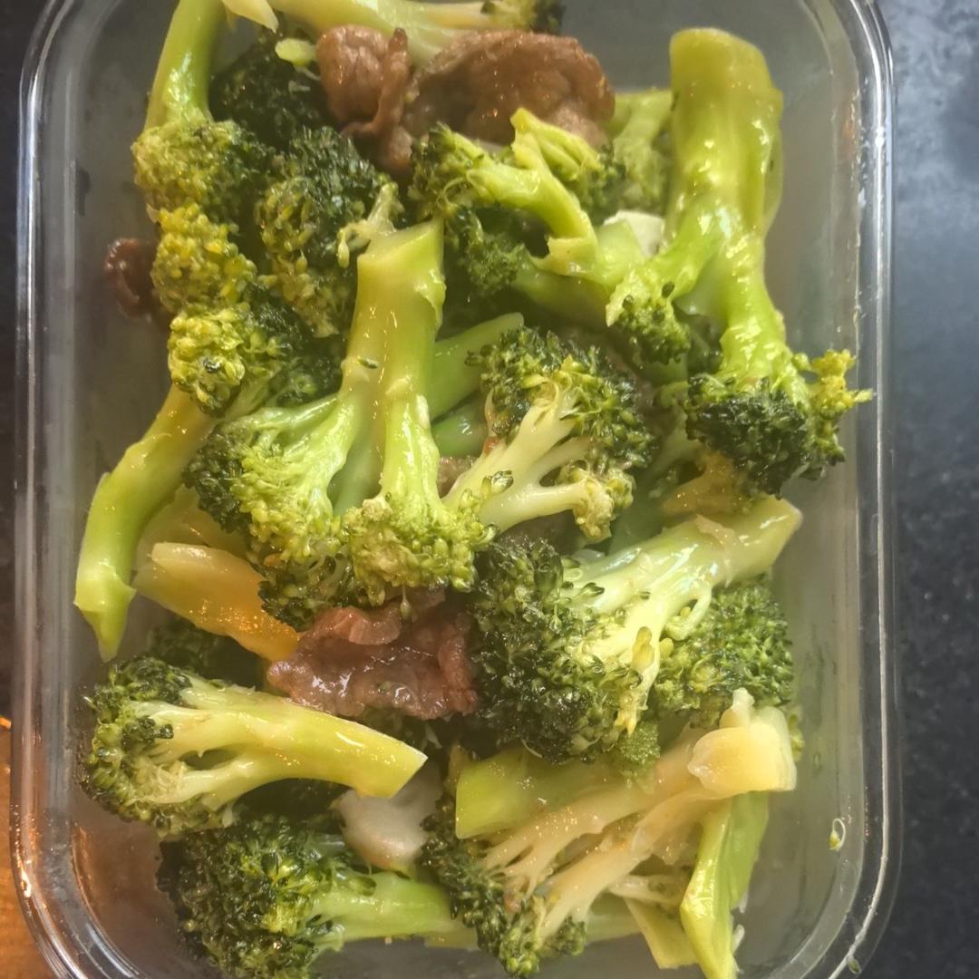西兰花炒牛肉