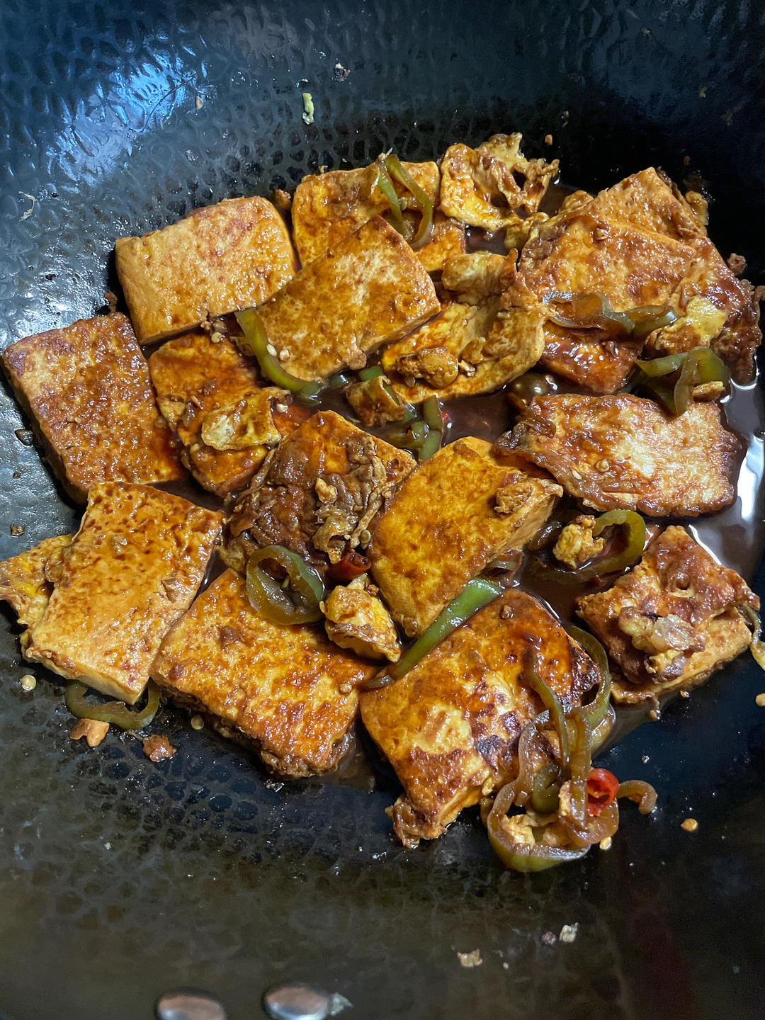蚝油嫩豆腐