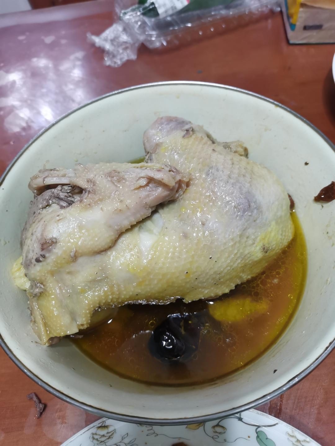 蒸旱鸡（药膳蒸鸡）