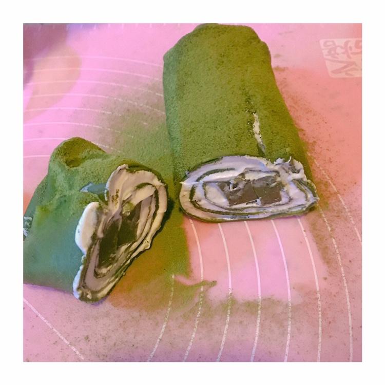 抹茶奶冻毛巾卷【曼食慢语】