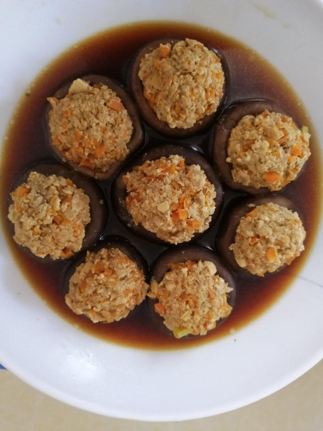 豆腐肉末酿香菇