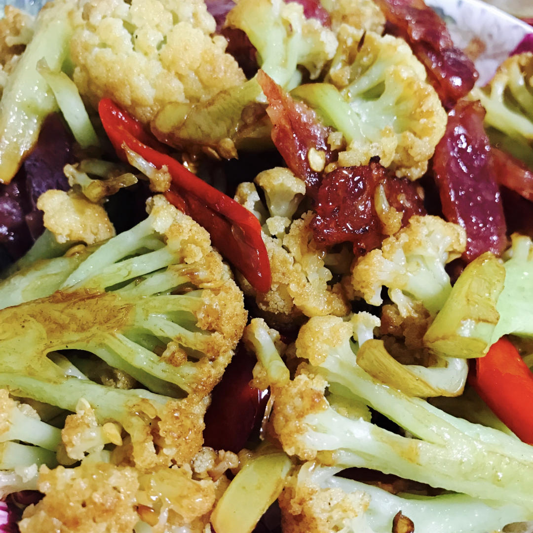 和饭店一个味道的干锅花菜