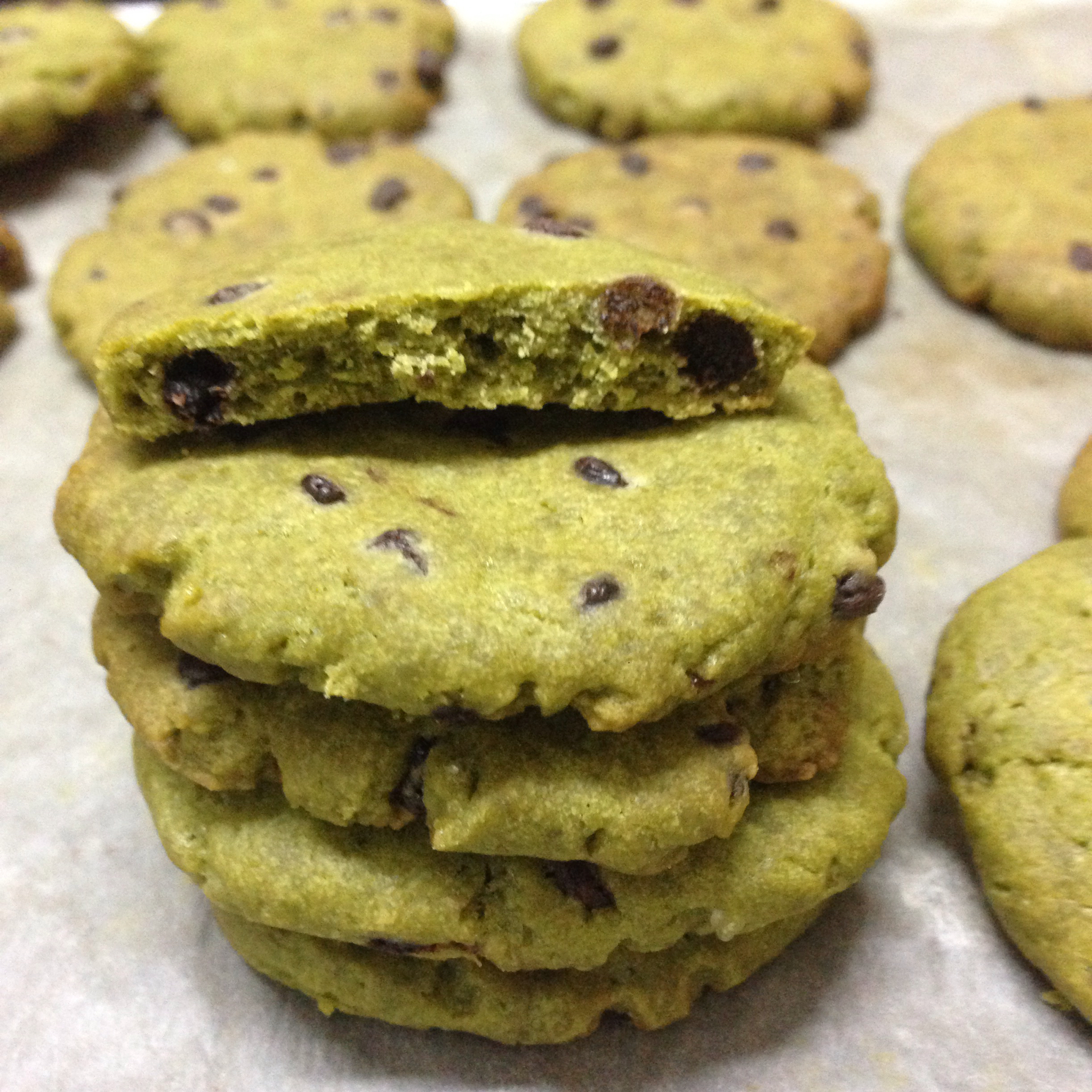 笨笨囡-吥做的抹茶软曲奇(无蛋)