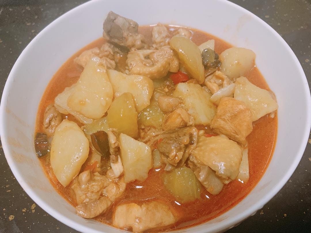 土豆烧鸡