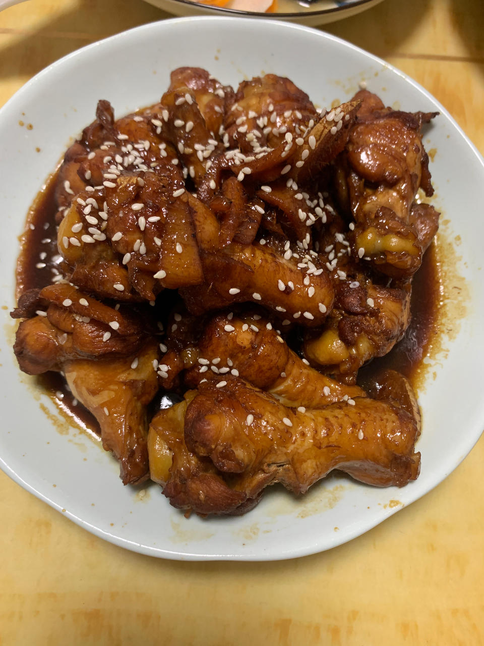 简单又美味的红烧鸡翅根