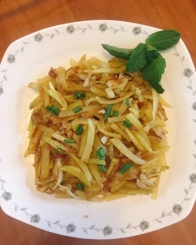 干煸土豆丝饼
