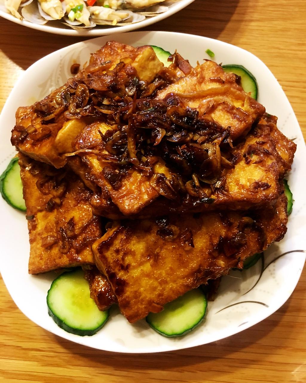 虾皮锅塌豆腐 （鲁菜）