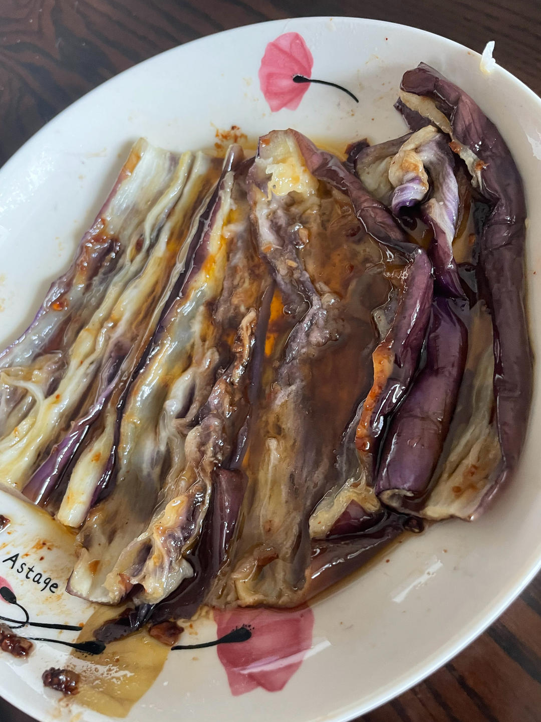 【微波炉烤茄子】