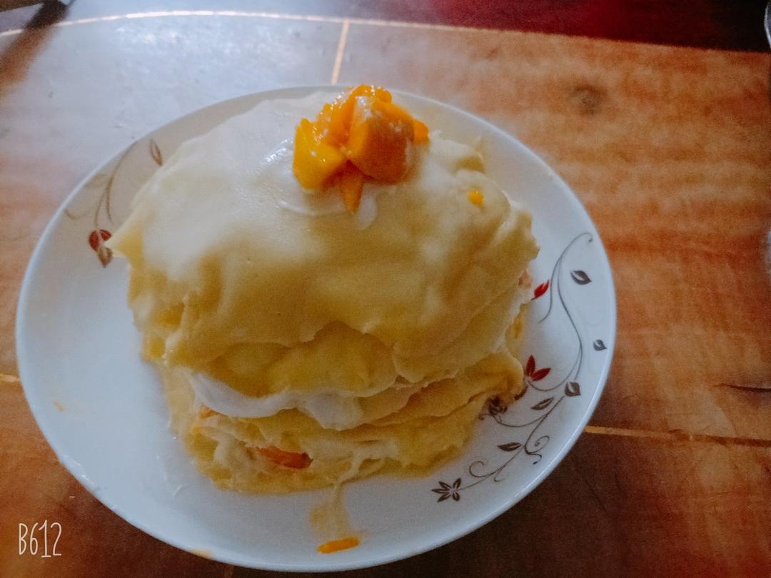 六寸芒果千层蛋糕
