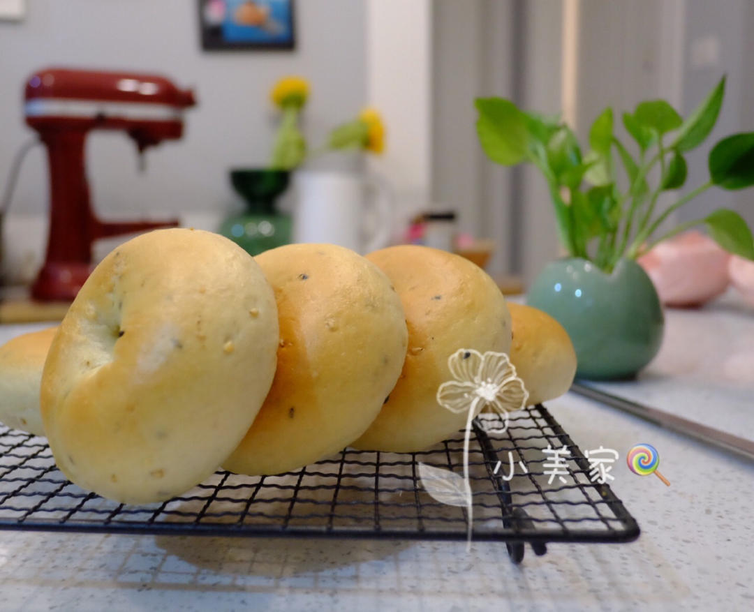 原味贝果🥯/黑芝麻贝果🥯