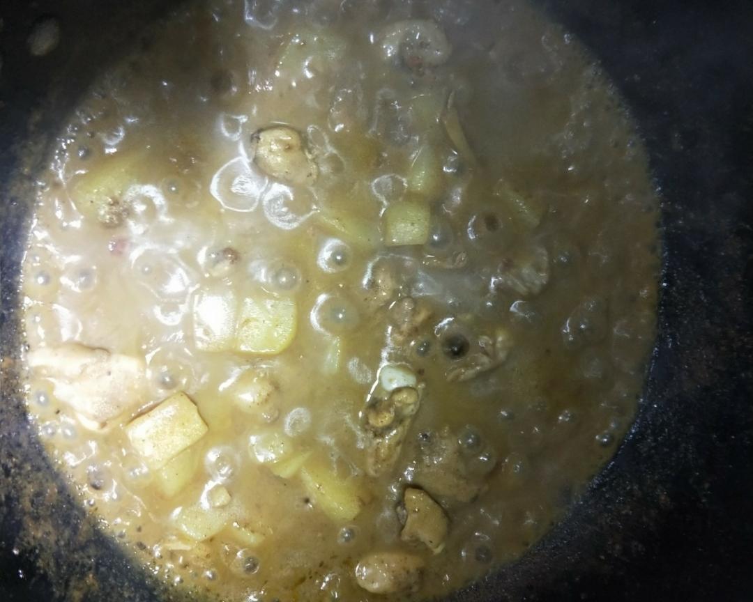 土豆咖喱鸡块的做法