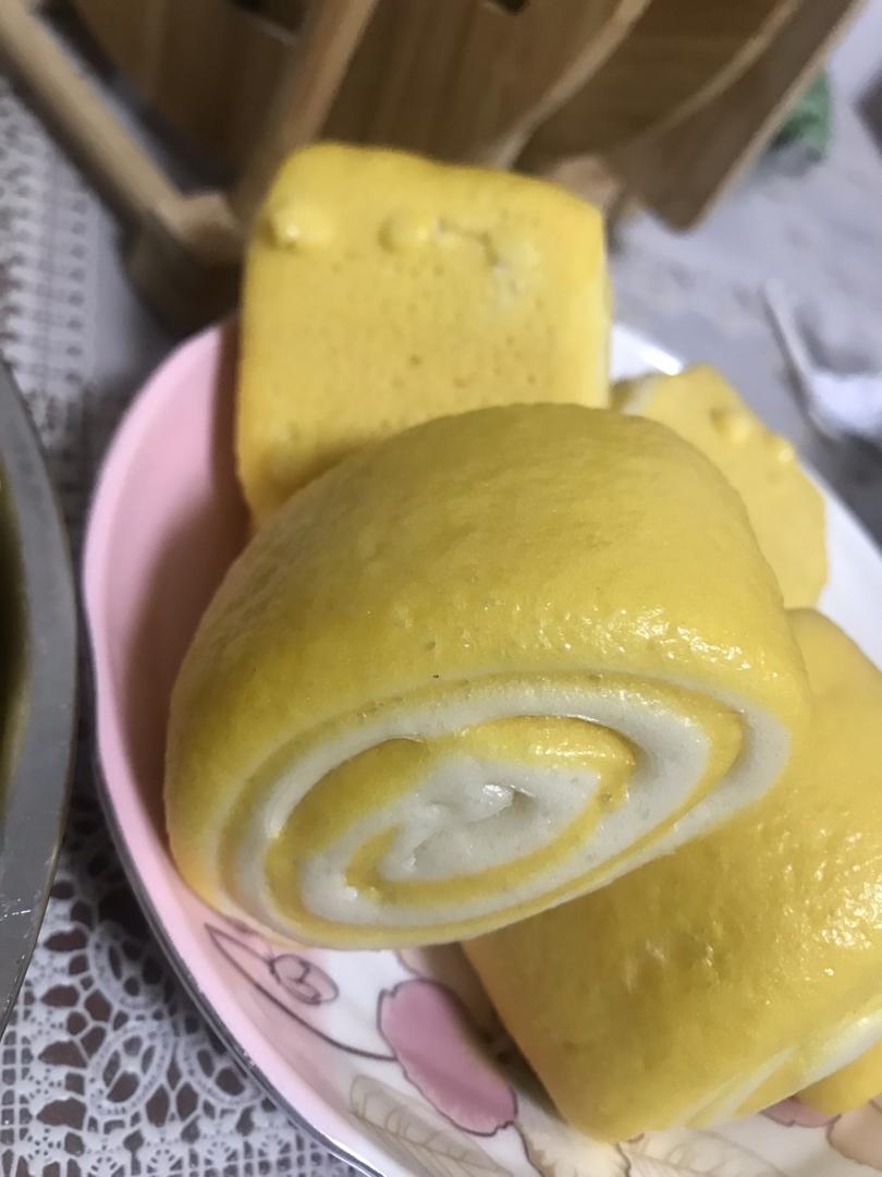 超萌胡萝卜刀切小馒头