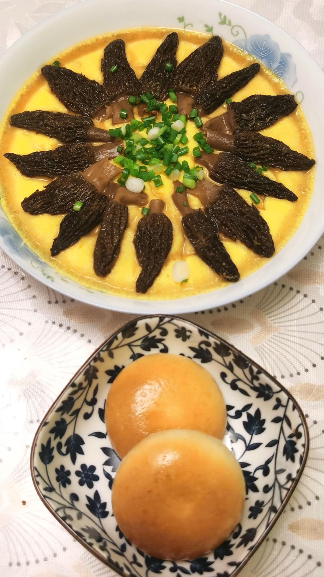 羊肚菌蒸蛋