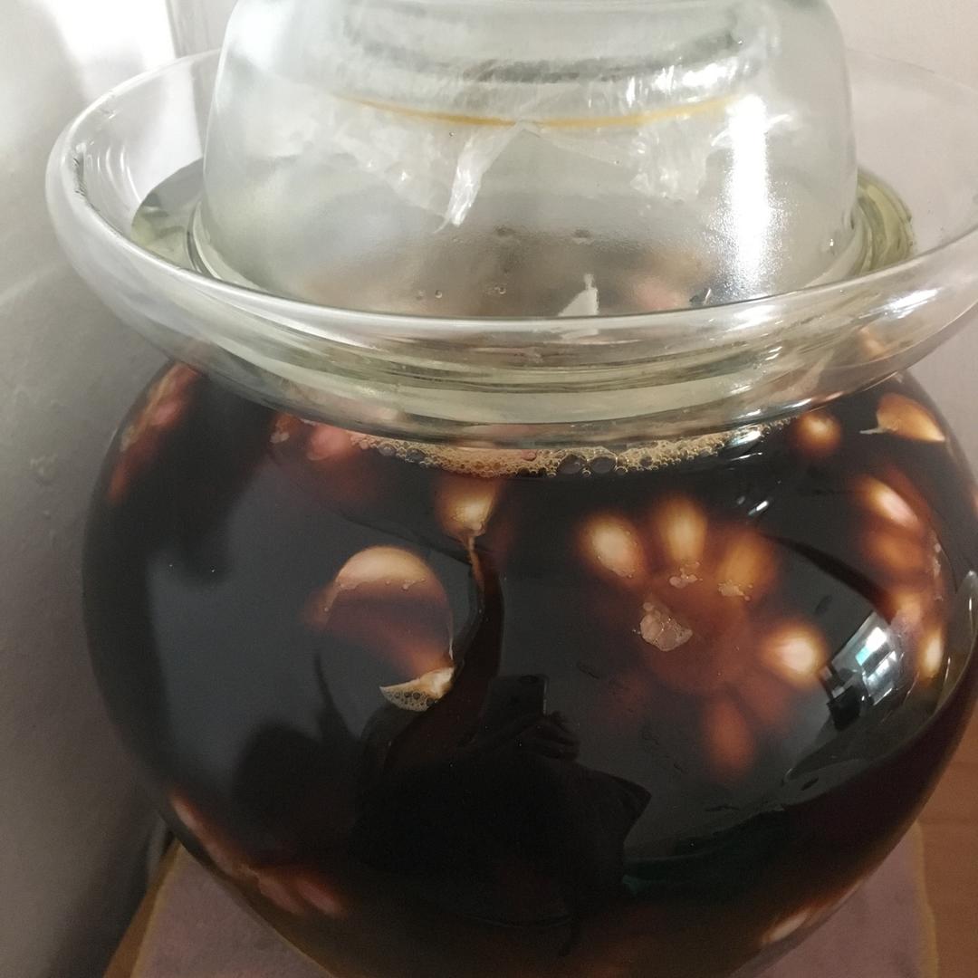 腌甜蒜糖蒜