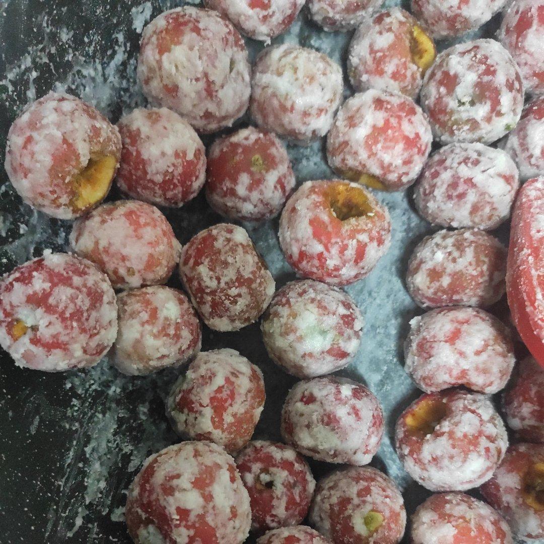 雪花山楂球 酸甜爽口 开胃又好吃 附细节视频详解