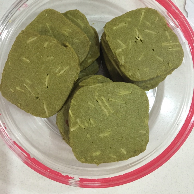 抹茶杏仁饼干
