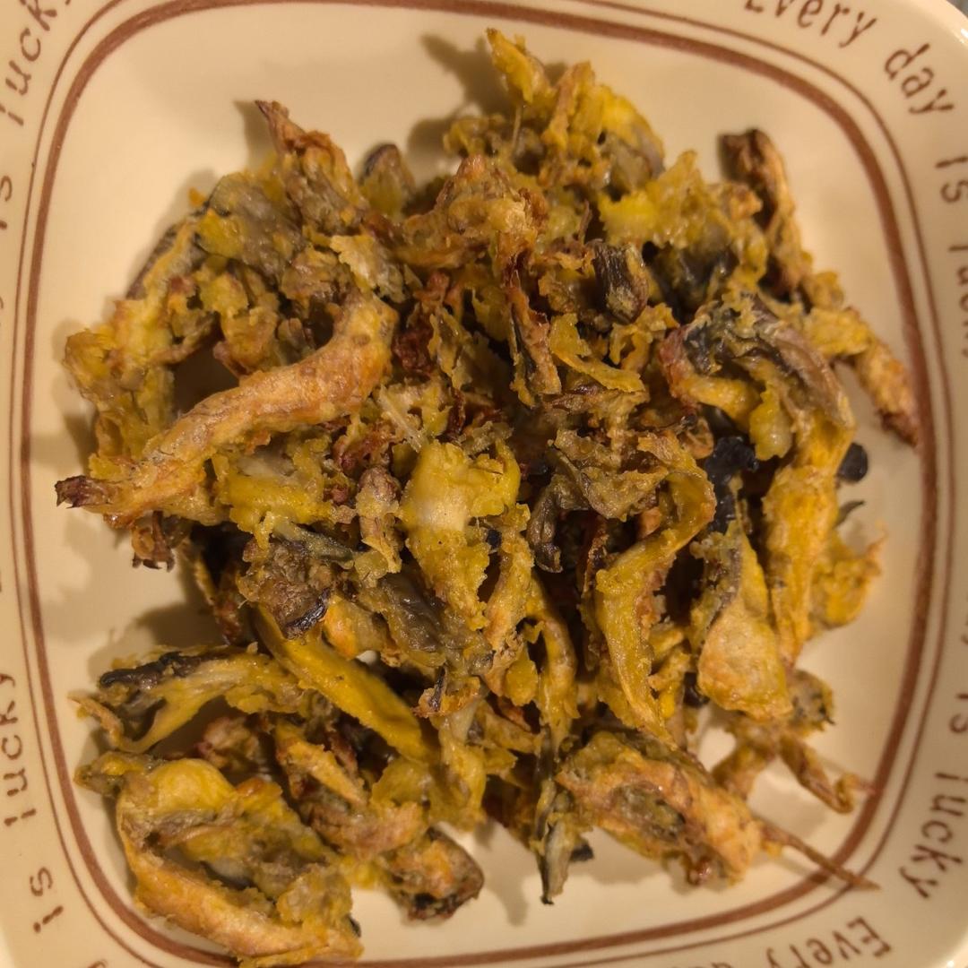 简单的炸平菇蘑菇（空气炸锅）