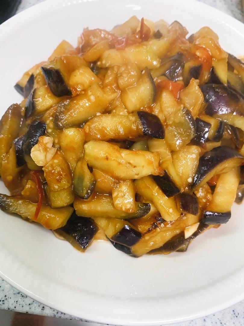 茄子炒西红柿