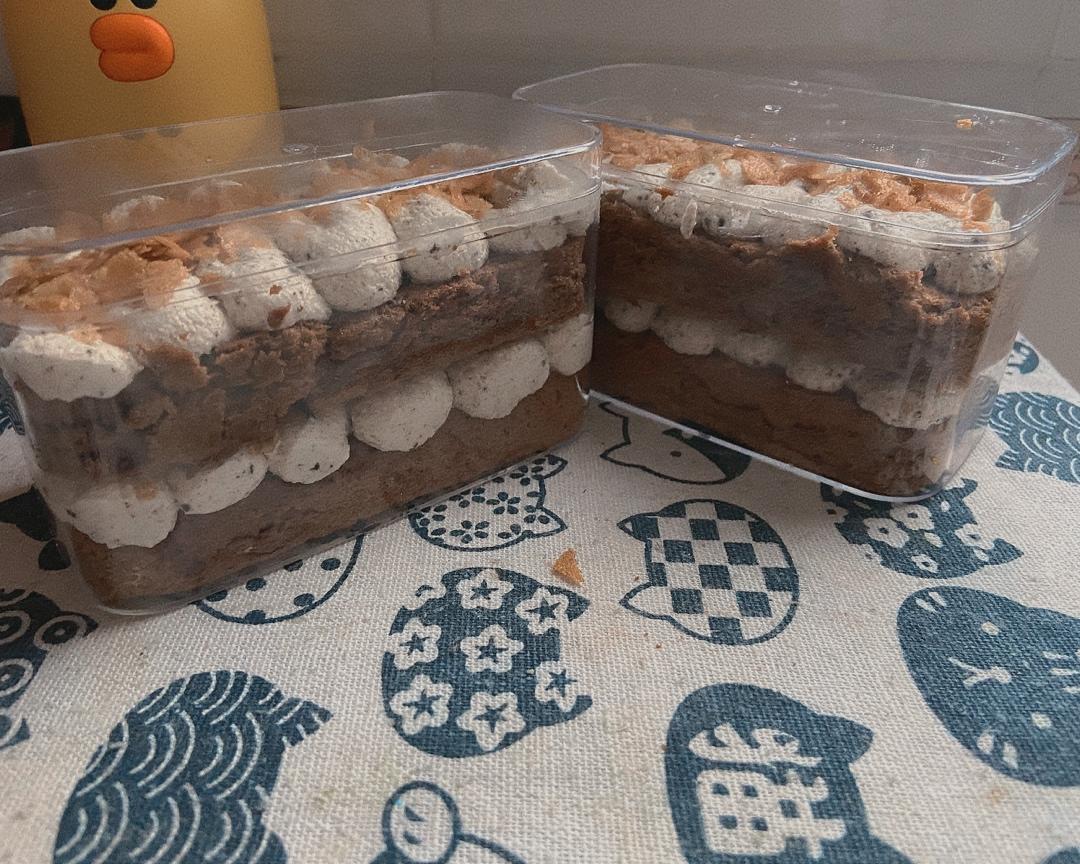 好吃到流泪的奥利奥咸奶油盒子蛋糕