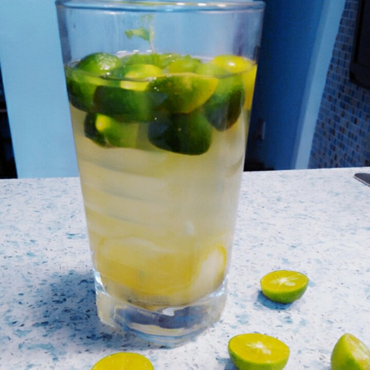 蘑菇熊熊_z0dn做的青桔柠檬绿茶