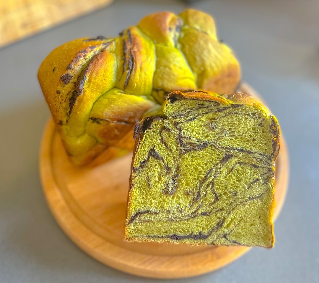 抹茶奥利奥大理石吐司