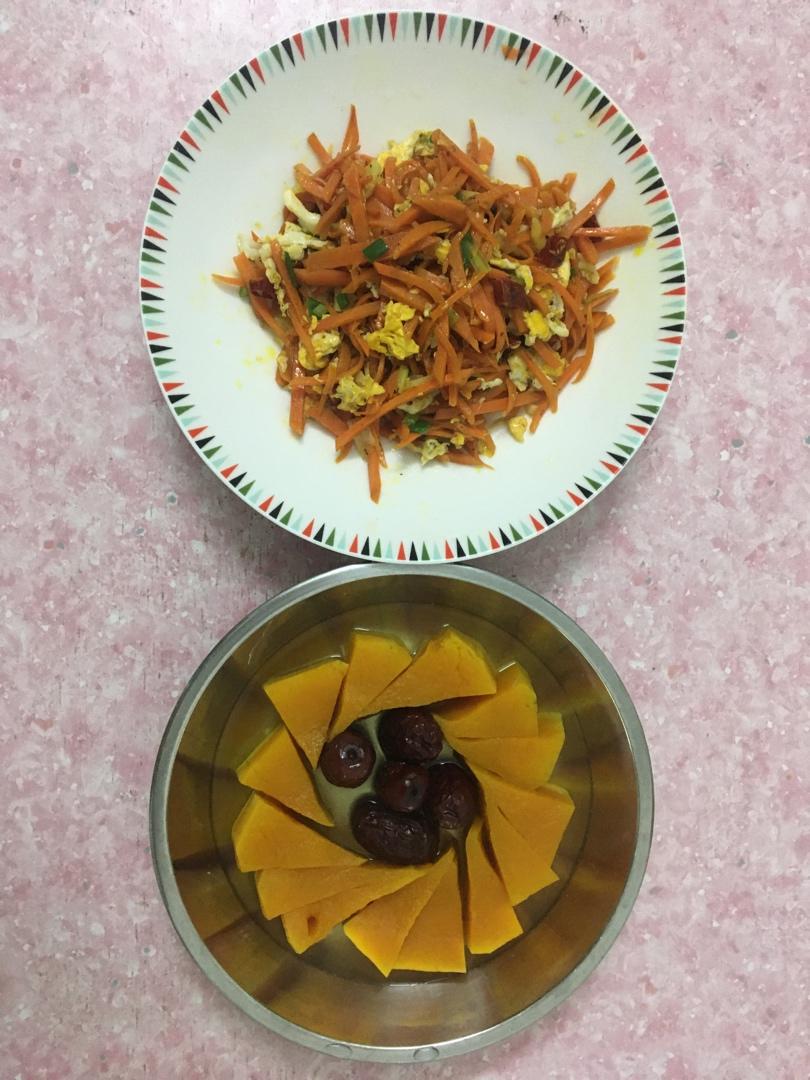 胡萝卜炒鸡蛋