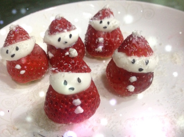 草莓圣诞老人、圣诞雪人