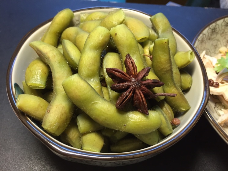 五香水煮毛豆