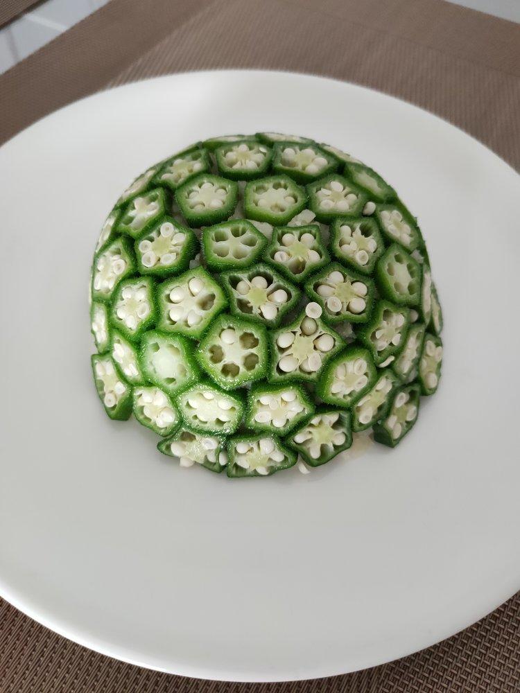 这绝对是秋葵颜值最高的做法，好看又好吃，端上桌最先光盘